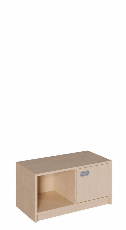 K Schrank 40 cm, 1 Tür re./li./Regal, 2 Breiten